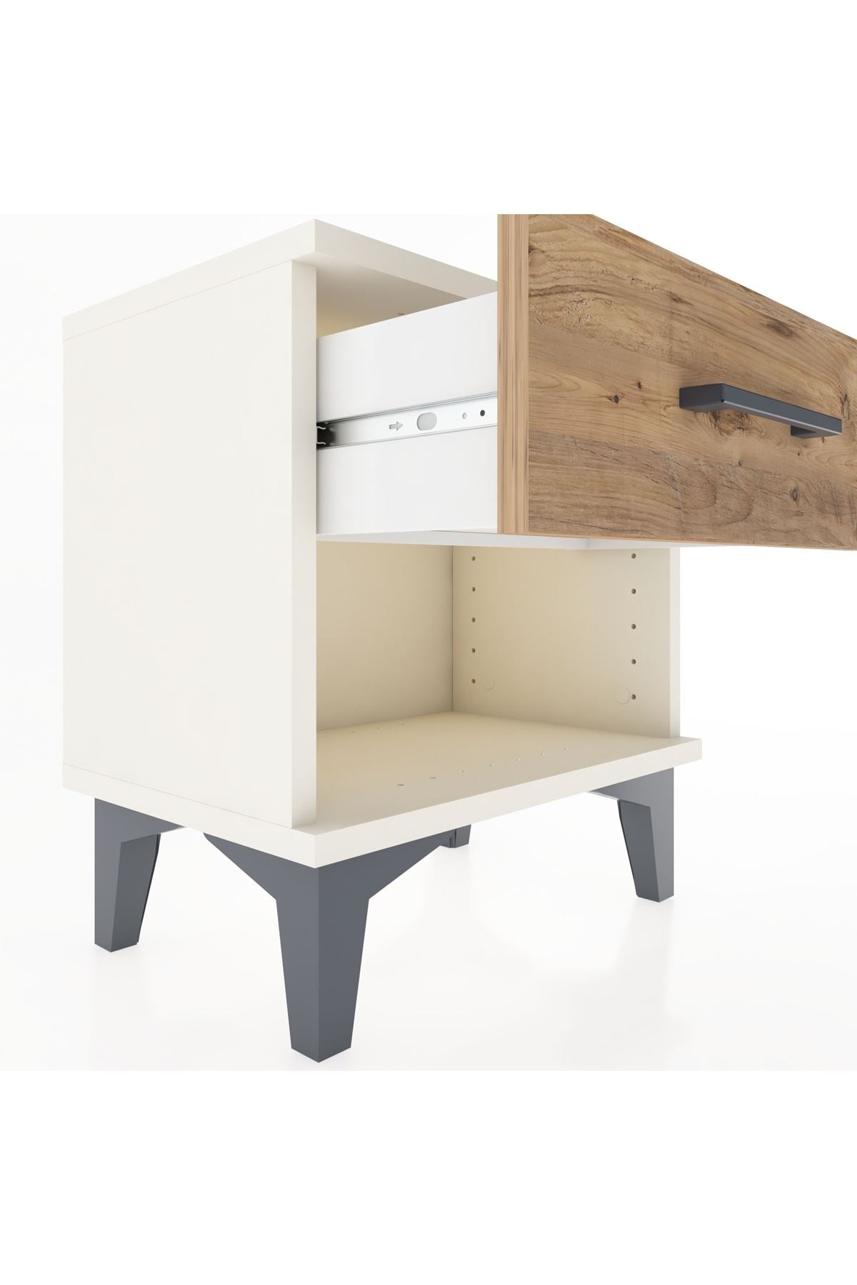 Arges Komodin Tek Çekmeceli 44x30x48 - S06M003V3A