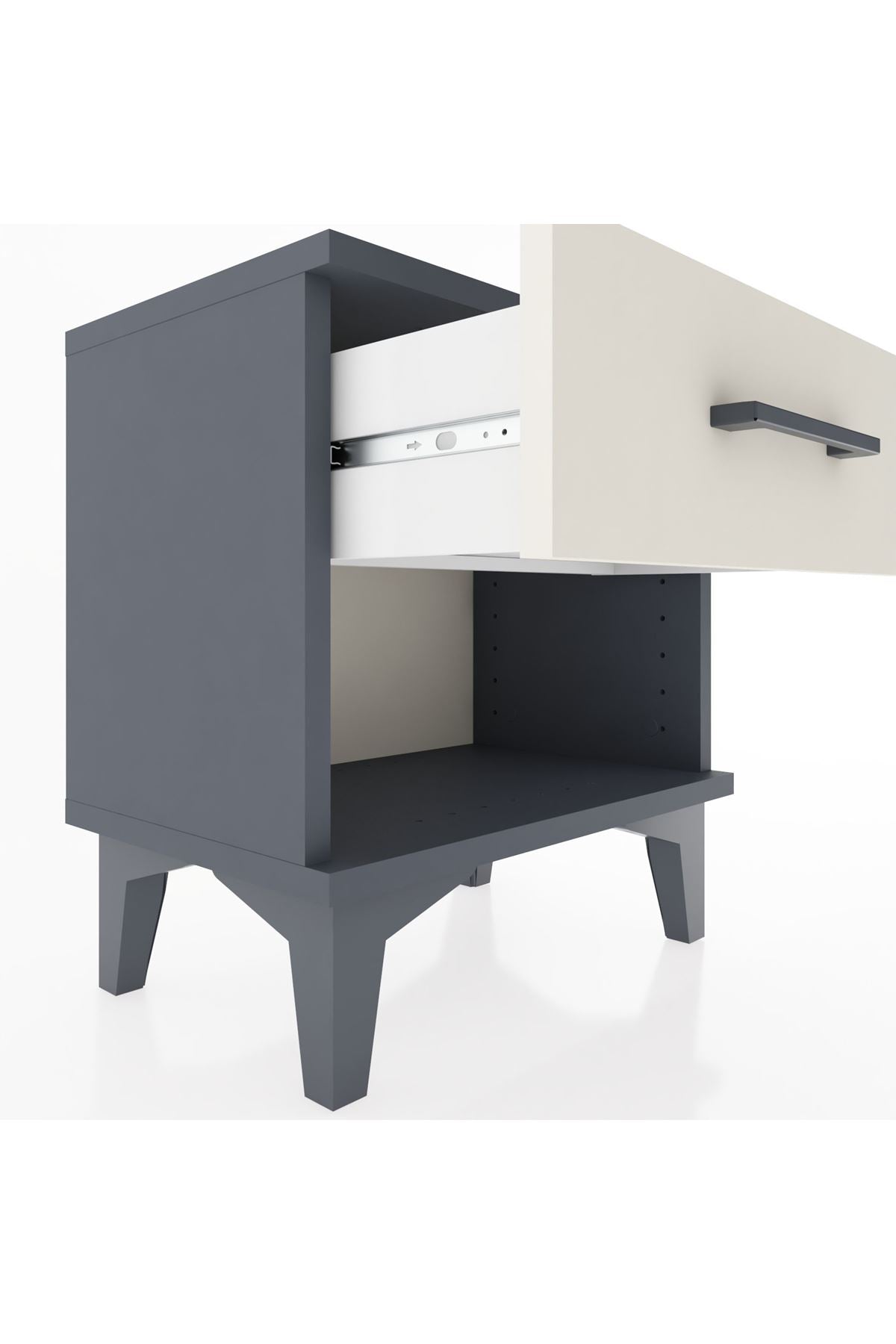 Arges Komodin Tek Çekmeceli 44x30x48 - S06M003V4A