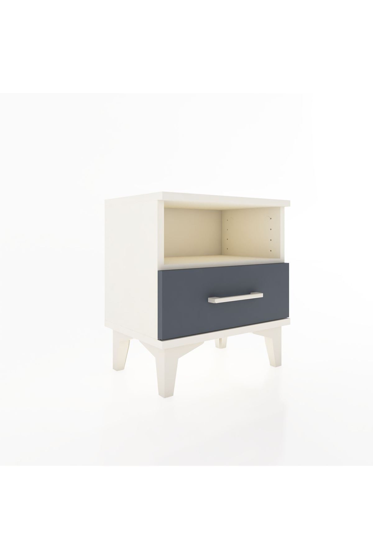 Arges Komodin Tek Raflı Tek Çekmeceli 44x30x48 - S06M004V2A