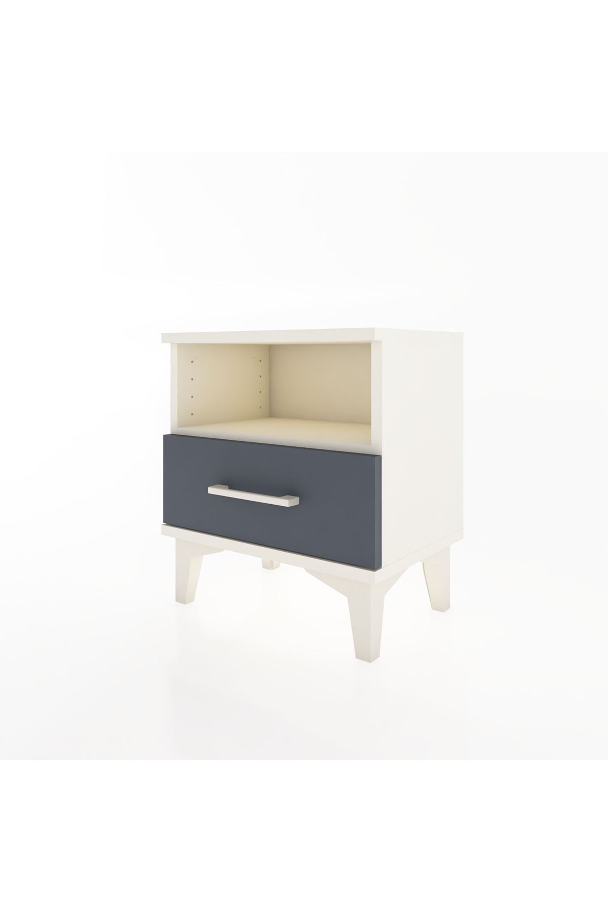 Arges Komodin Tek Raflı Tek Çekmeceli 44x30x48 - S06M004V2A