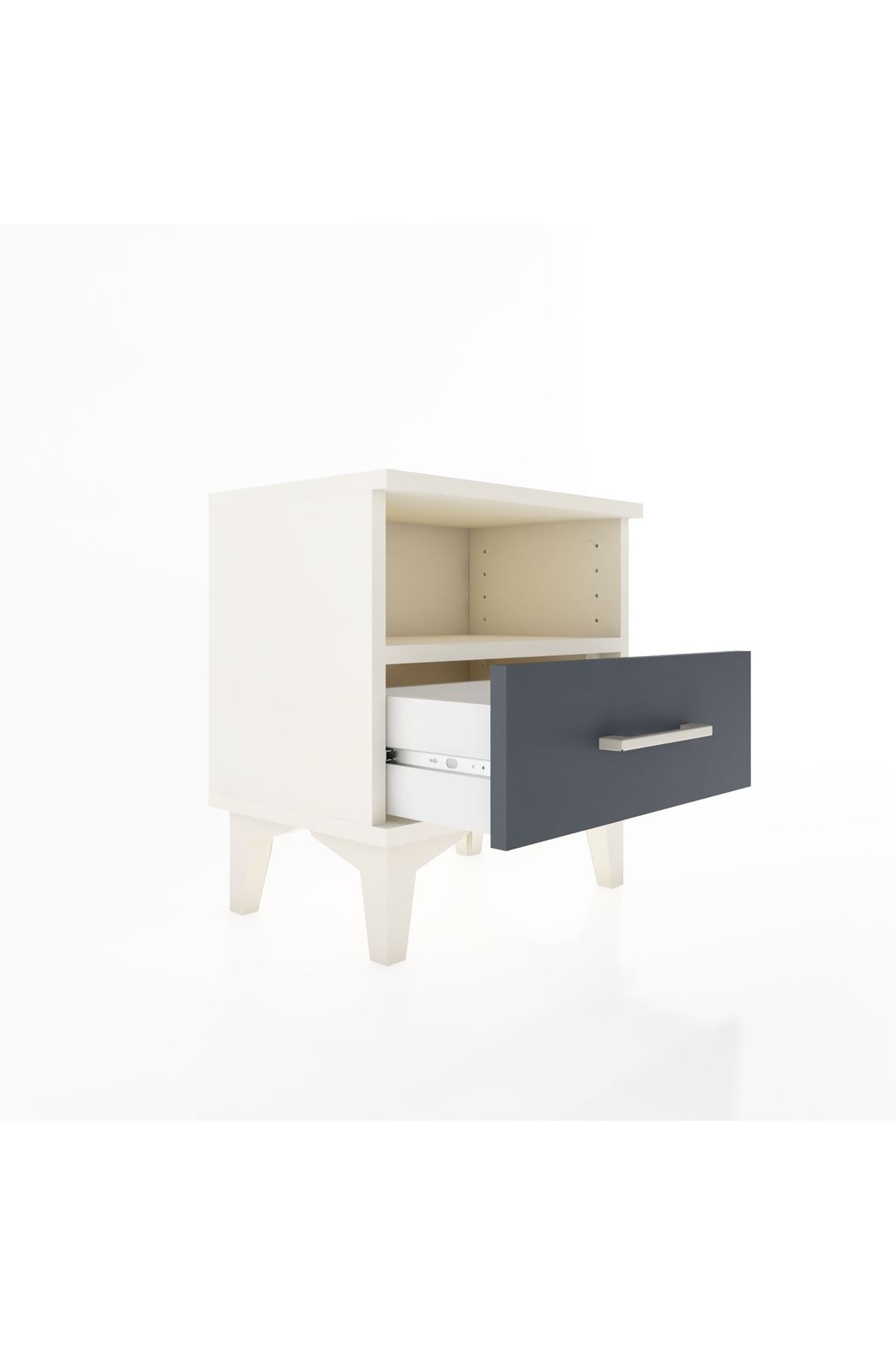 Arges Komodin Tek Raflı Tek Çekmeceli 44x30x48 - S06M004V2A