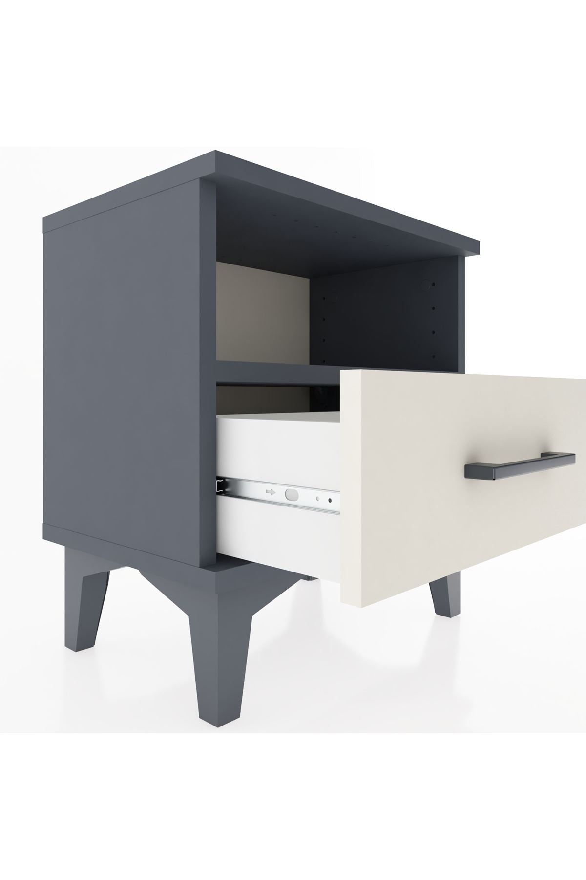 Arges Komodin Tek Raflı Tek Çekmeceli 44x30x48 - S06M004V4A