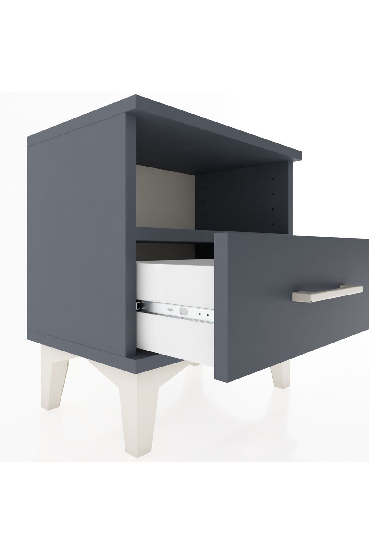 Arges Komodin Tek Raflı Tek Çekmeceli 44x30x48 - S06M004V5A