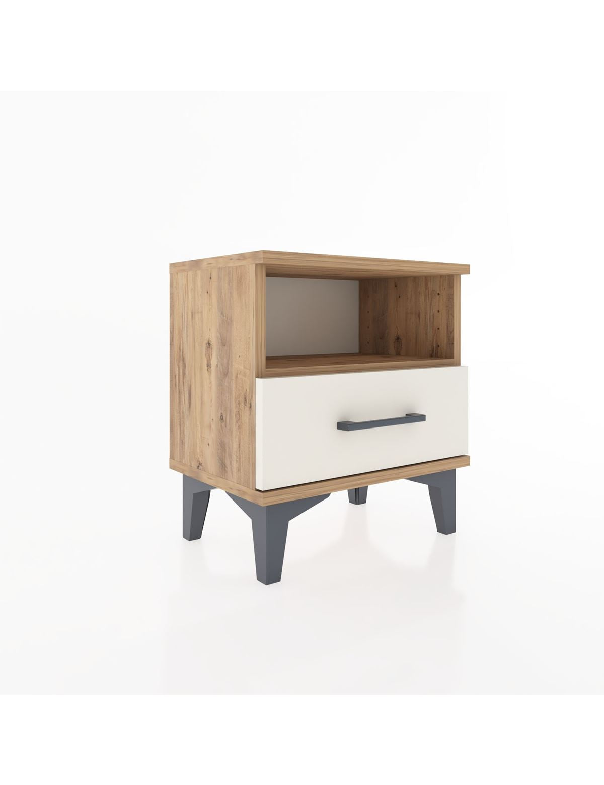 Arges Komodin Tek Raflı Tek Çekmeceli 44x30x48 - S06M004V7A