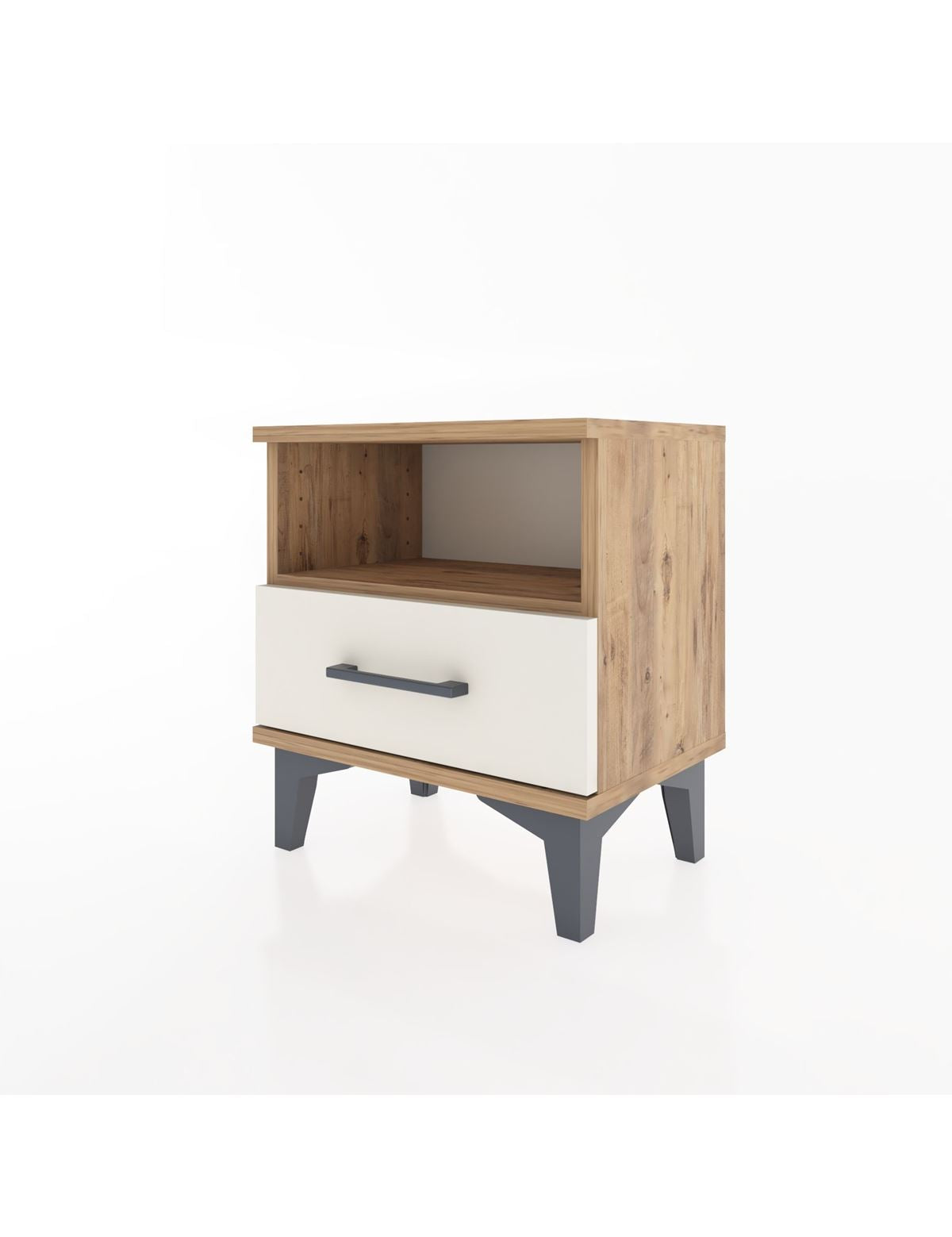 Arges Komodin Tek Raflı Tek Çekmeceli 44x30x48 - S06M004V7A