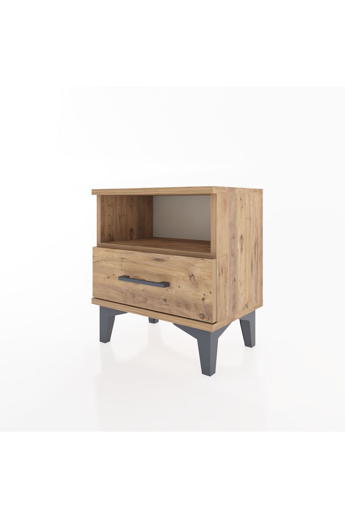 Arges Komodin Tek Raflı Tek Çekmeceli 44x30x48 - S06M004V9A
