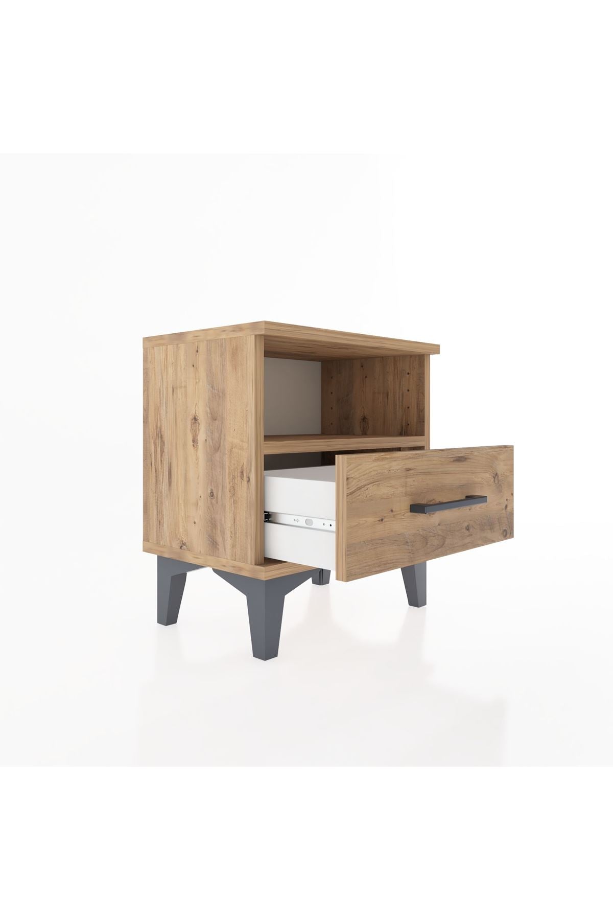 Arges Komodin Tek Raflı Tek Çekmeceli 44x30x48 - S06M004V9A