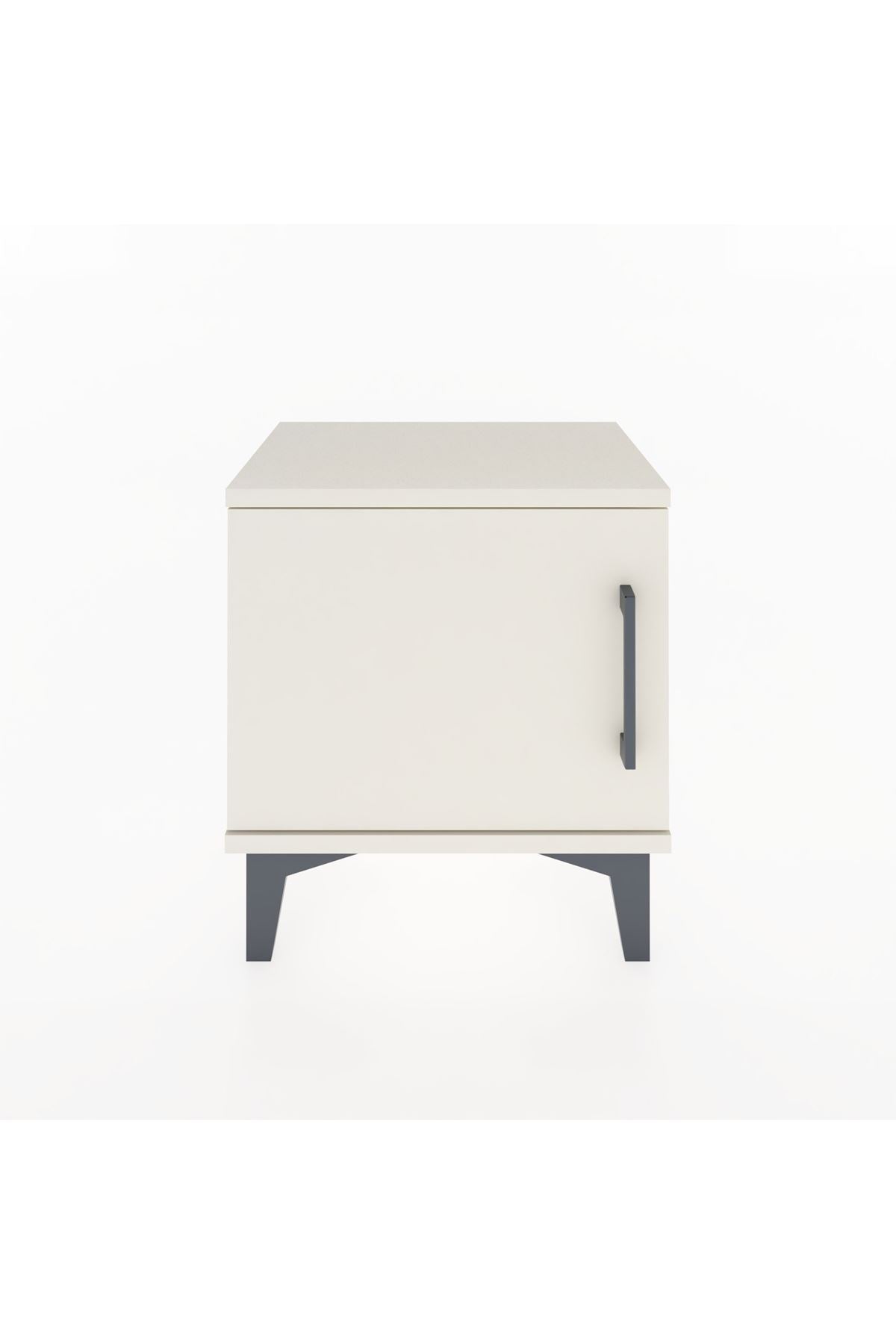 Arges Komodin Tek Raflı Tek Kapaklı 44x30x48 - S06M006V1A