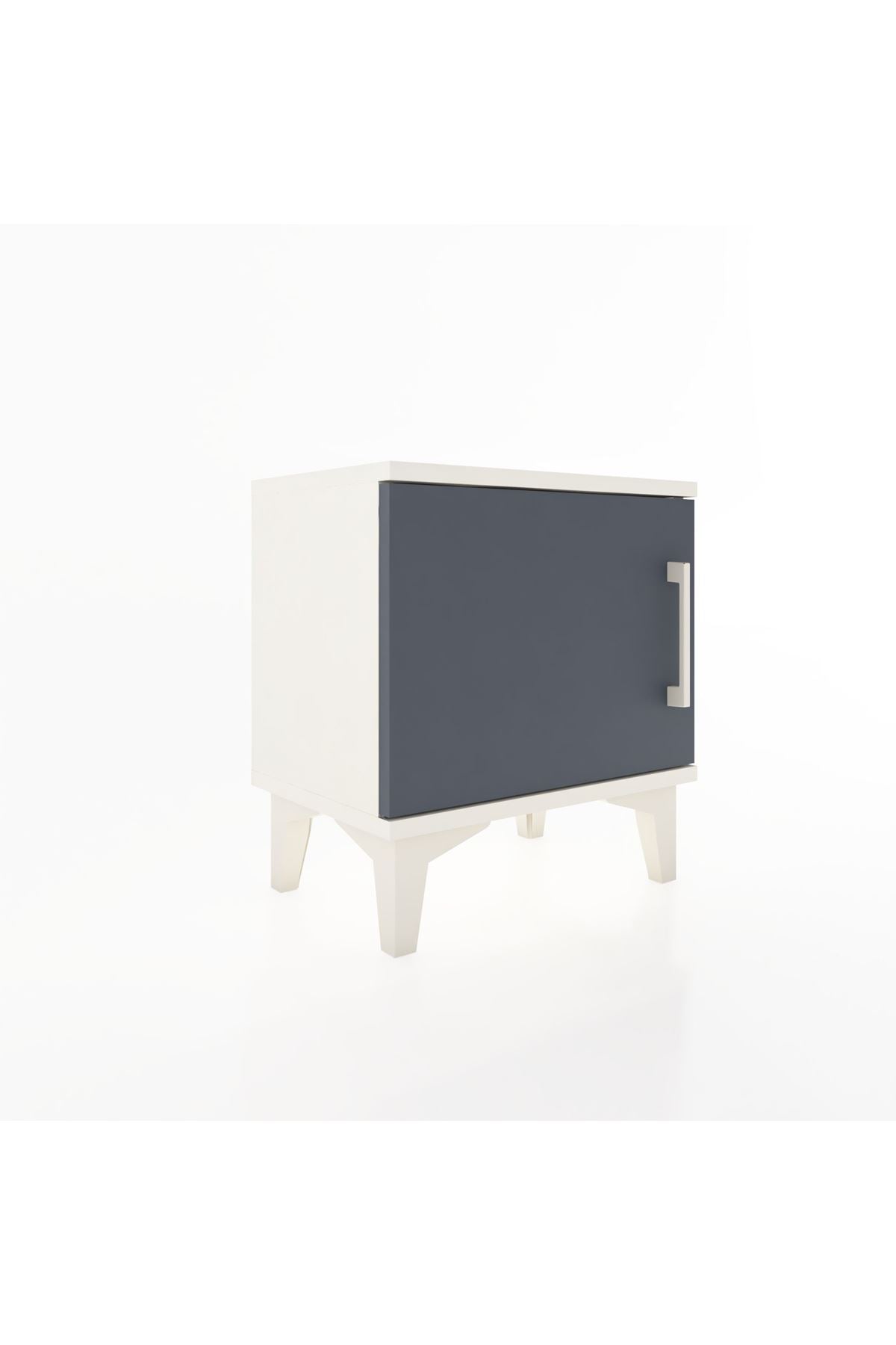 Arges Komodin Tek Raflı Tek Kapaklı 44x30x48 - S06M006V2A