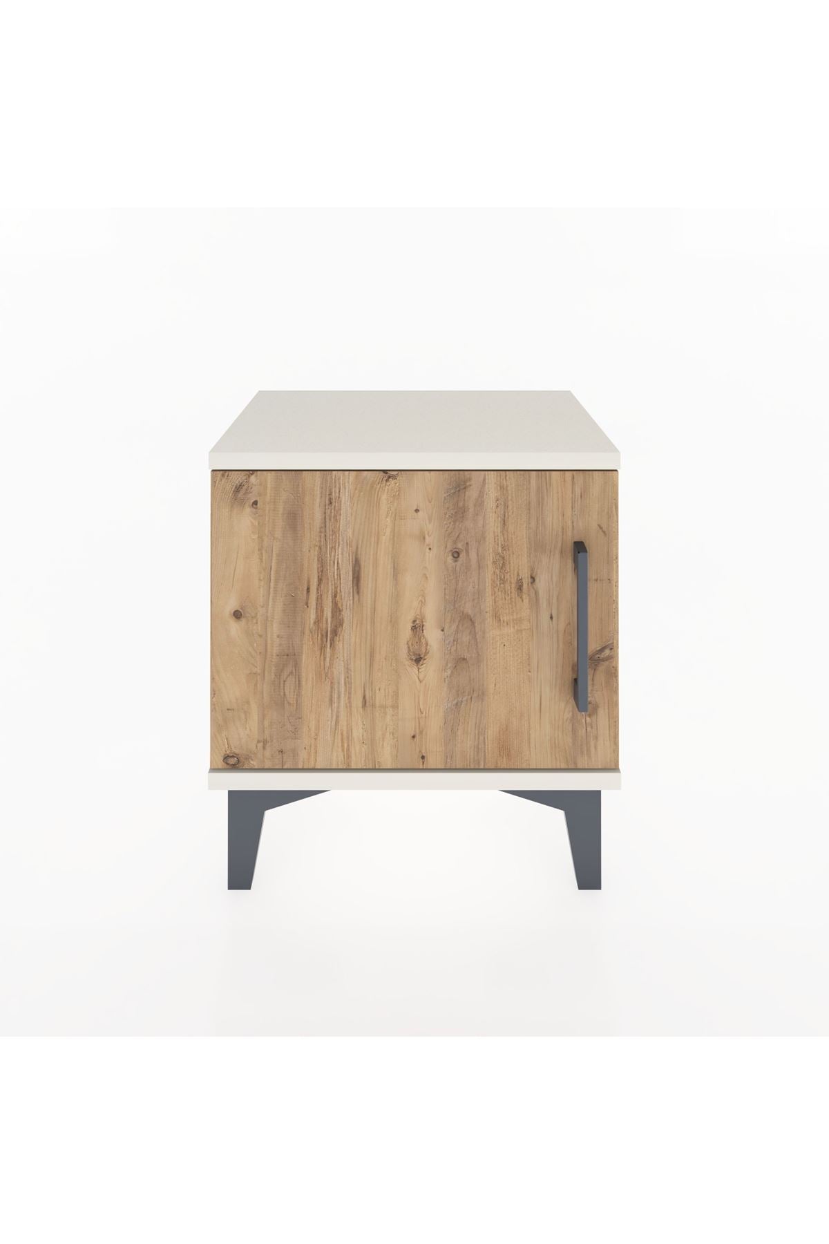 Arges Komodin Tek Raflı Tek Kapaklı 44x30x48 - S06M006V3A