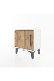 Arges Komodin Tek Raflı Tek Kapaklı 44x30x48 - S06M006V3A
