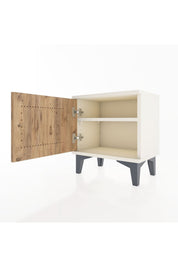 Arges Komodin Tek Raflı Tek Kapaklı 44x30x48 - S06M006V3A