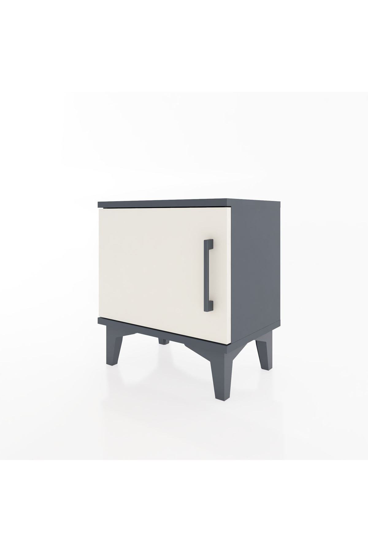 Arges Komodin Tek Raflı Tek Kapaklı 44x30x48 - S06M006V4A