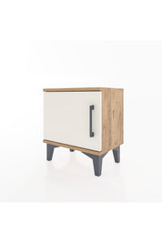 Arges Komodin Tek Raflı Tek Kapaklı 44x30x48 - S06M006V7A
