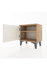 Arges Komodin Tek Raflı Tek Kapaklı 44x30x48 - S06M006V7A