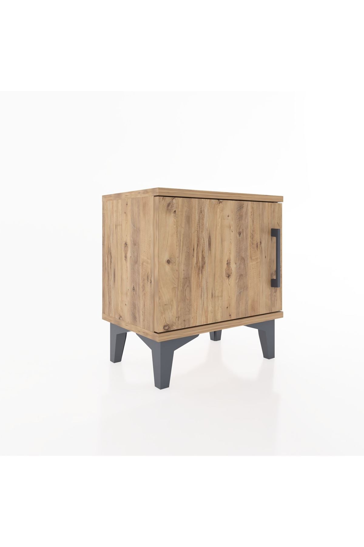 Arges Komodin Tek Raflı Tek Kapaklı 44x30x48 - S06M006V9A
