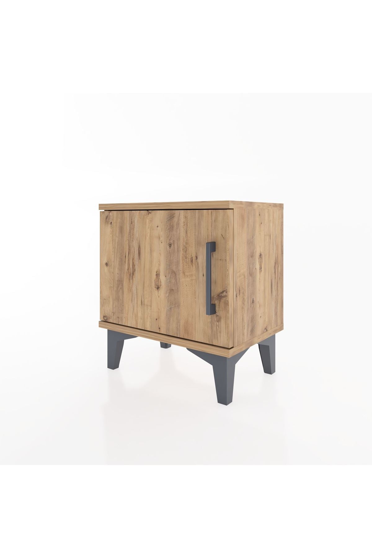 Arges Komodin Tek Raflı Tek Kapaklı 44x30x48 - S06M006V9A