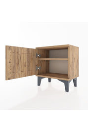 Arges Komodin Tek Raflı Tek Kapaklı 44x30x48 - S06M006V9A