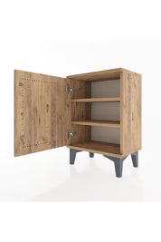Arges Komodin 2 Raflı Tek Kapaklı 44x30x64 - S07M016V9A