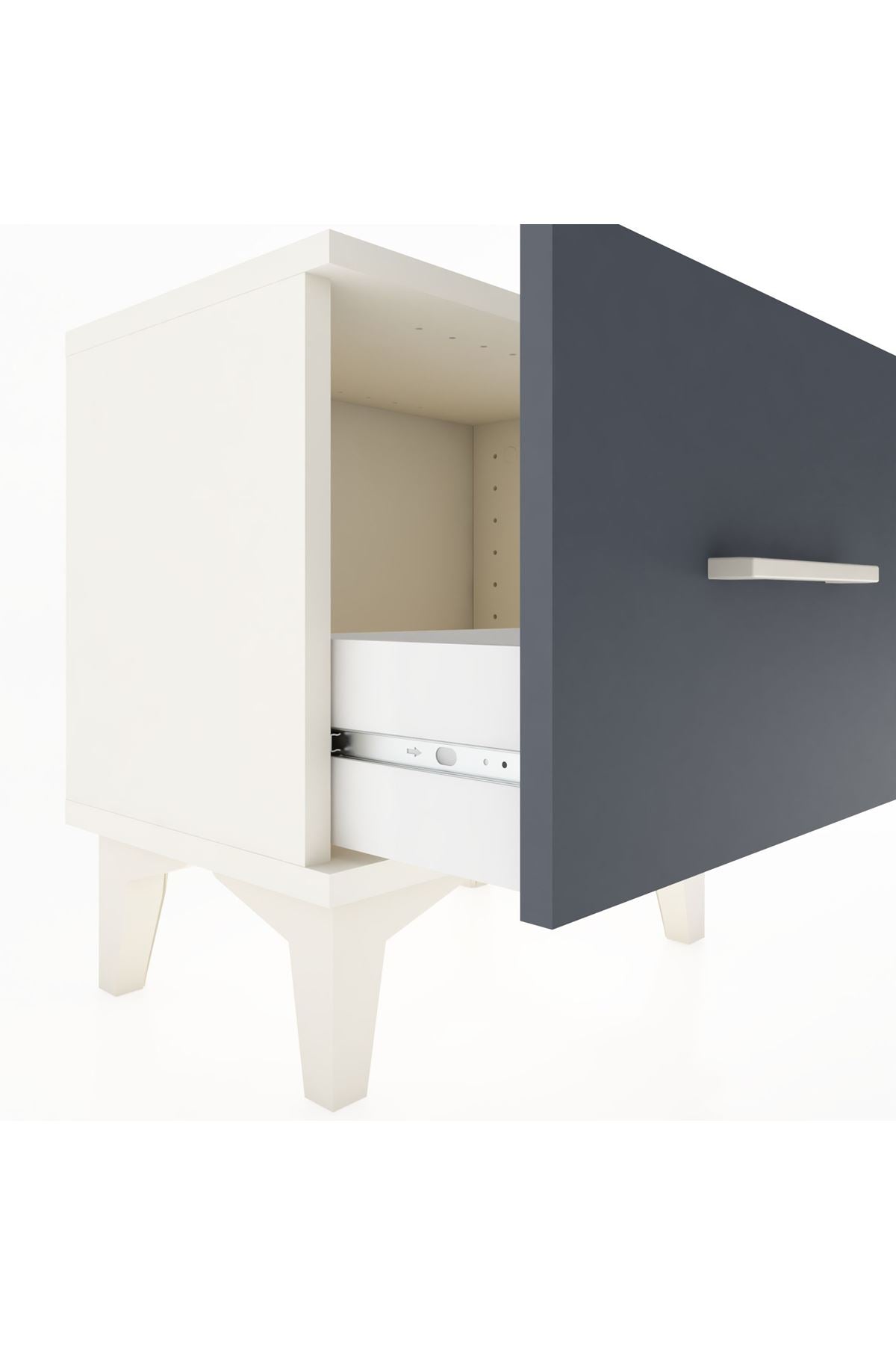 Arges Komodin Tek Çekmeceli 44x30x48 - S06M001V2A