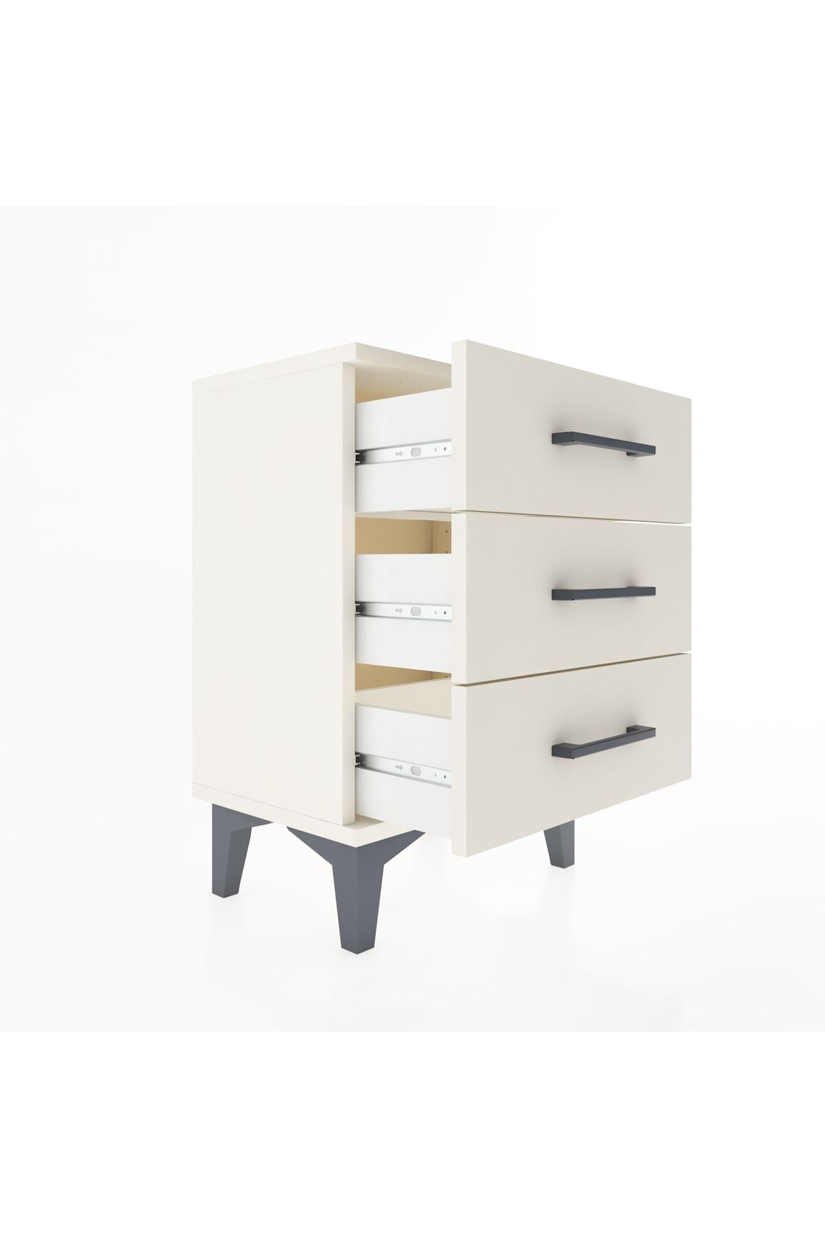 Arges Komodin 3 Çekmeceli 44x30x64 - S07M001V1A