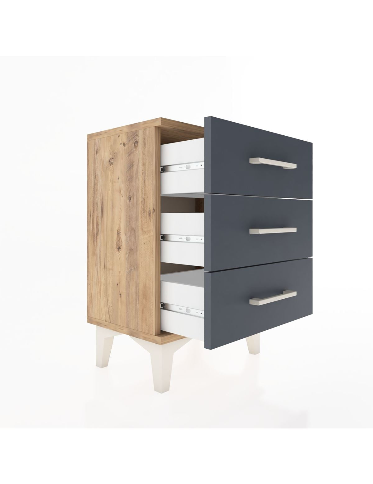 Arges Komodin 3 Çekmeceli 44x30x64 - S07M001V8A