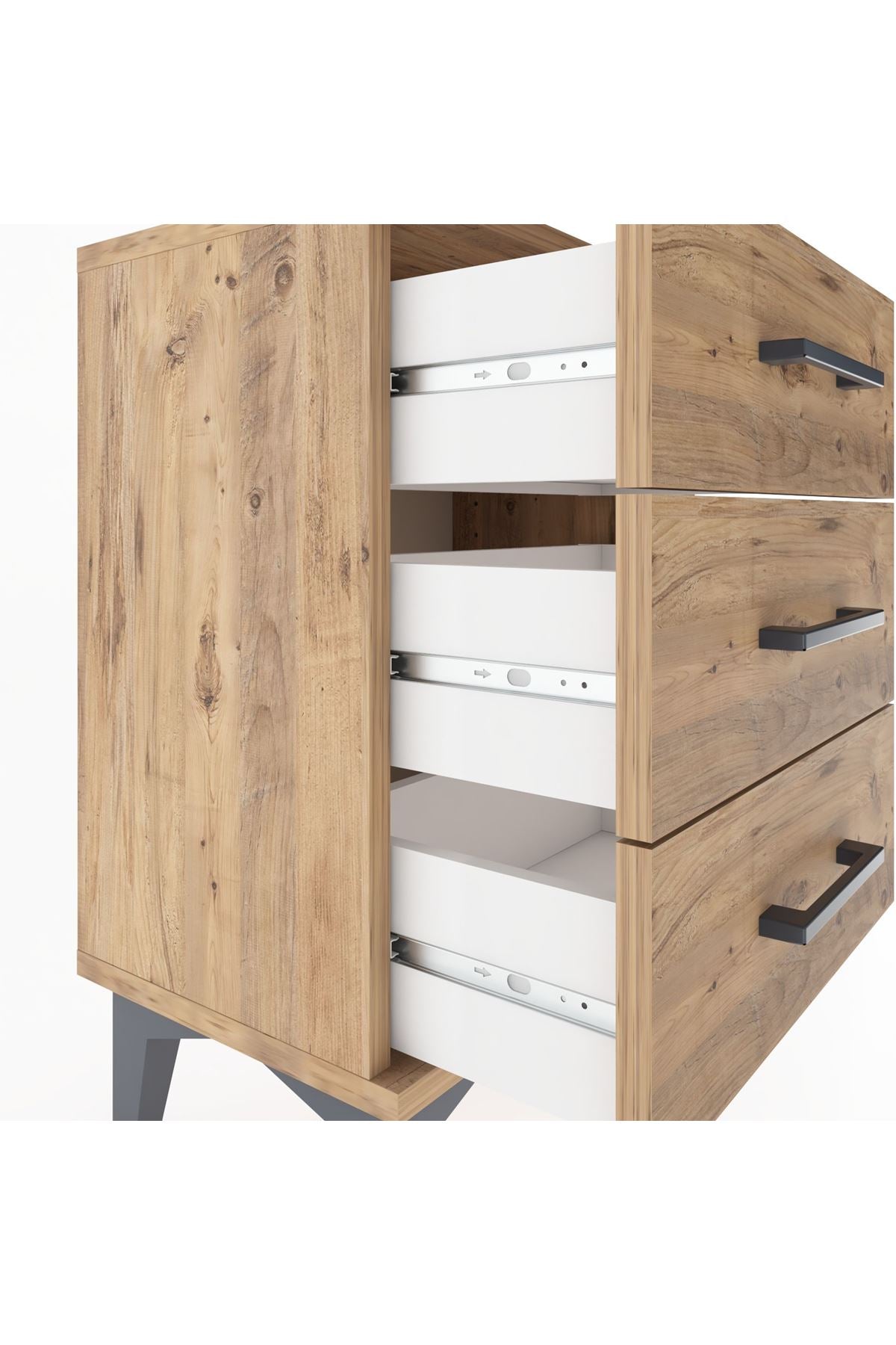 Arges Komodin 3 Çekmeceli 44x30x64 - S07M001V9A