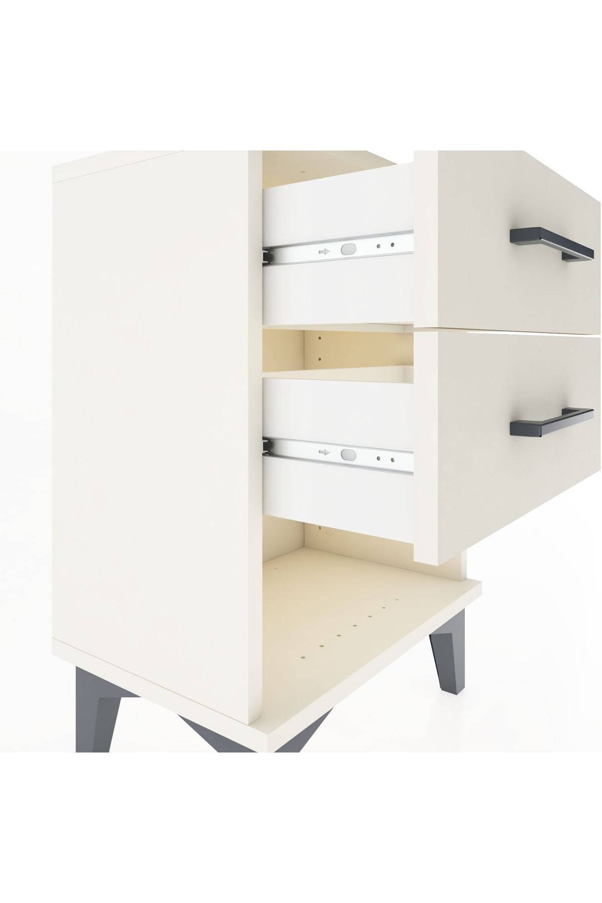 Arges Komodin 2 Çekmeceli 44x30x64 - S07M002V1A