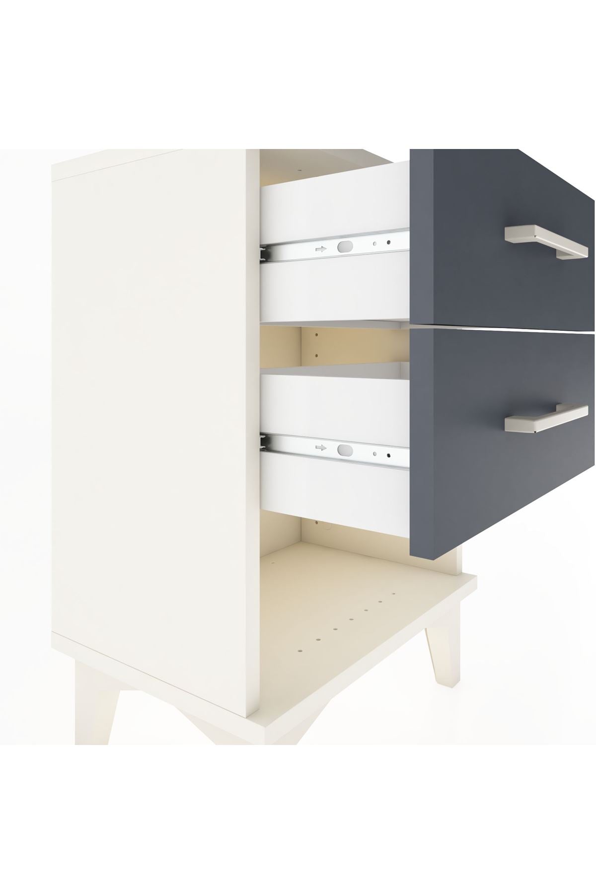 Arges Komodin 2 Çekmeceli 44x30x64 - S07M002V2A