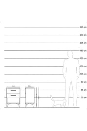 Arges Komodin 2 Çekmeceli 44x30x64 - S07M002V3A