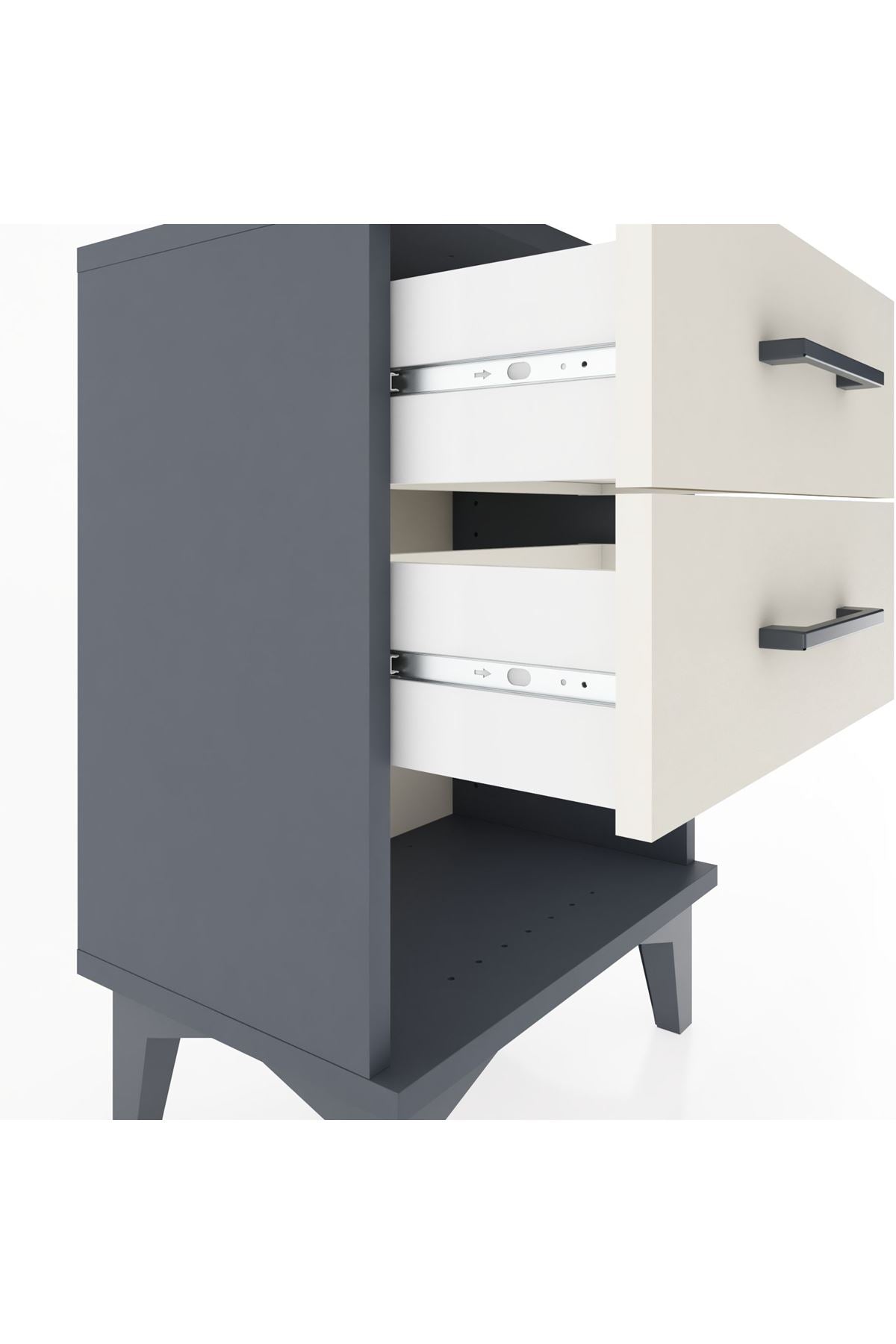 Arges Komodin 2 Çekmeceli 44x30x64 - S07M002V4A