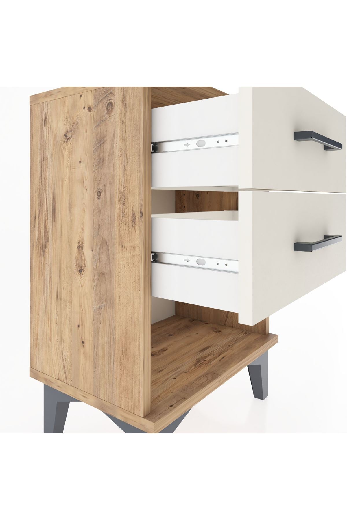 Arges Komodin 2 Çekmeceli 44x30x64 - S07M002V7A