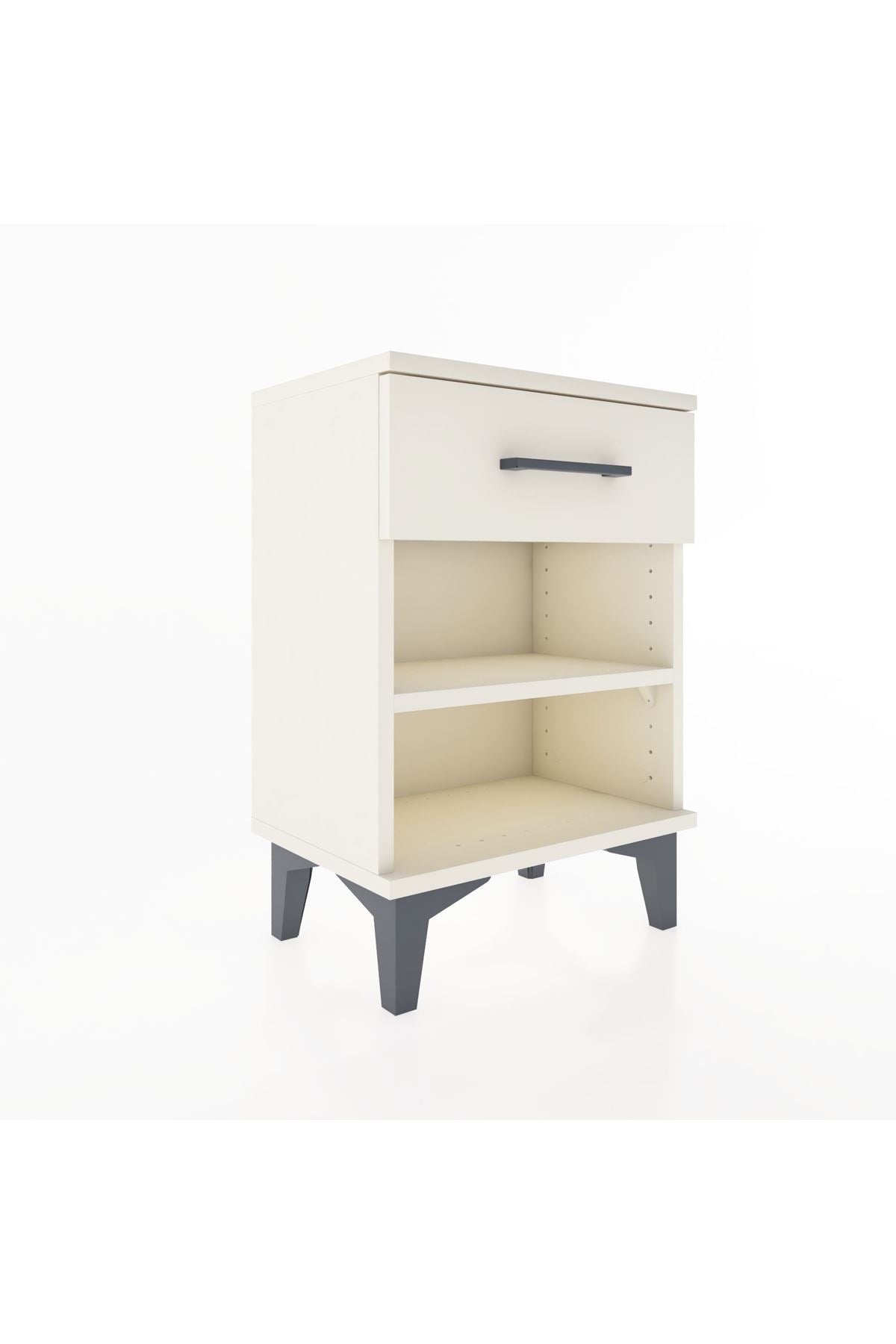 Arges Komodin Tek Raflı Tek Çekmeceli 44x30x64 - S07M003V1A