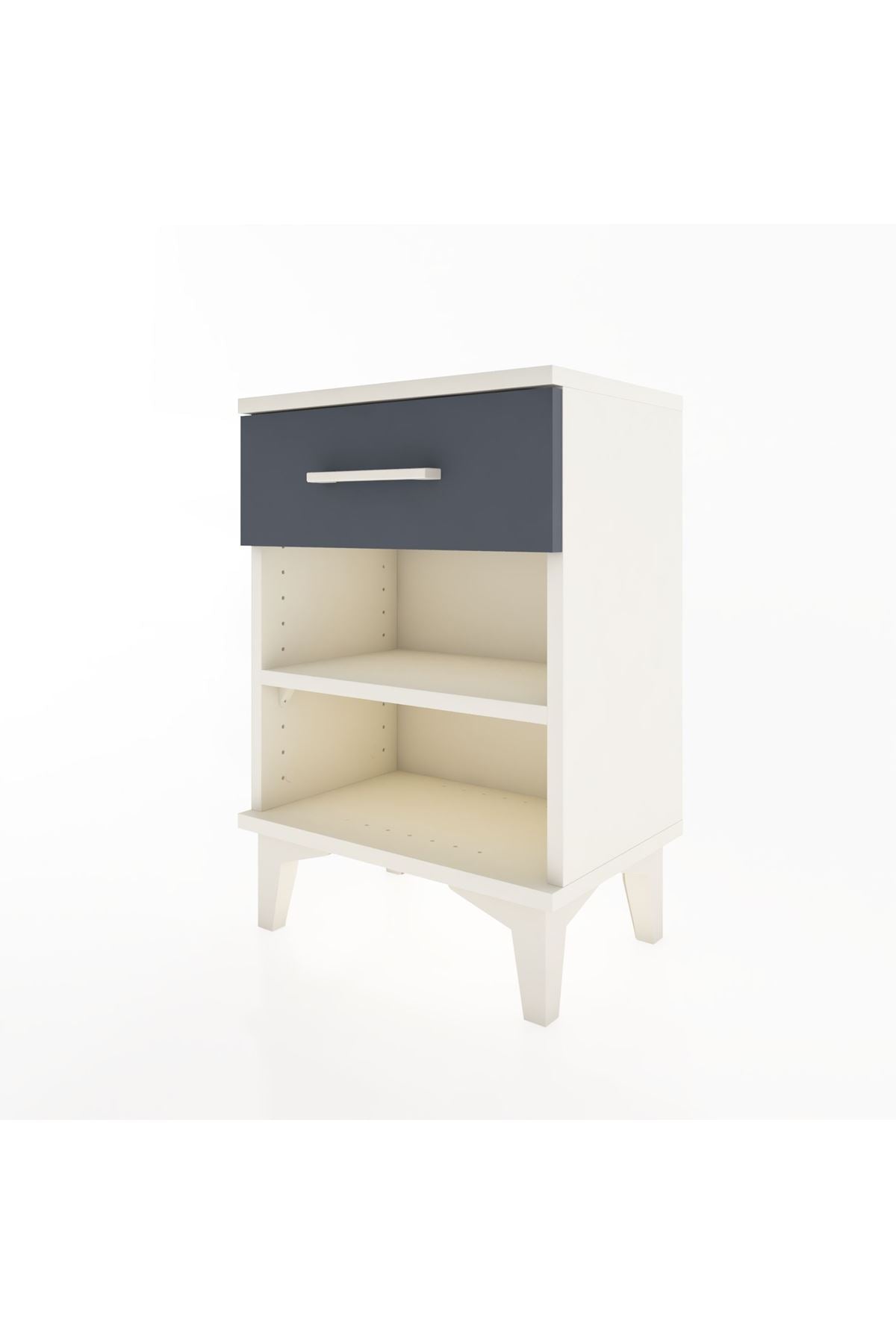 Arges Komodin Tek Raflı Tek Çekmeceli 44x30x64 - S07M003V2A