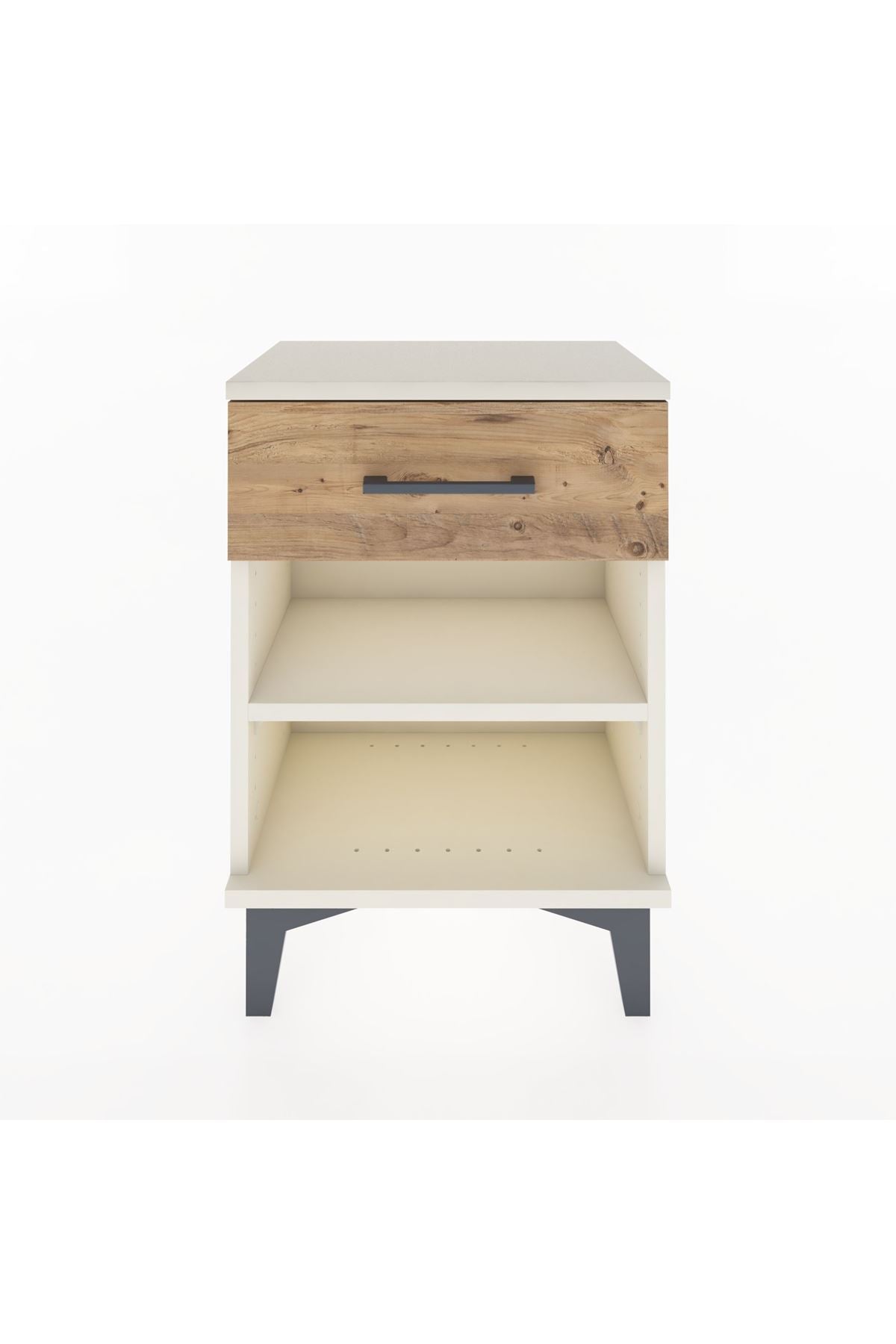 Arges Komodin Tek Raflı Tek Çekmeceli 44x30x64 - S07M003V3A