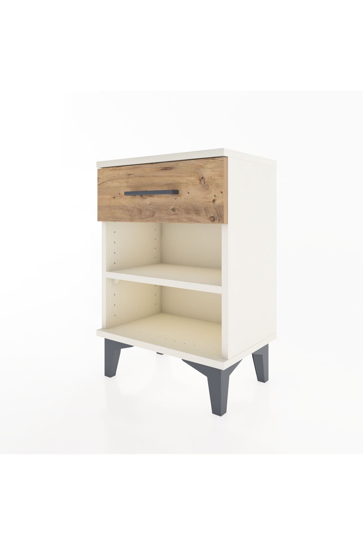 Arges Komodin Tek Raflı Tek Çekmeceli 44x30x64 - S07M003V3A