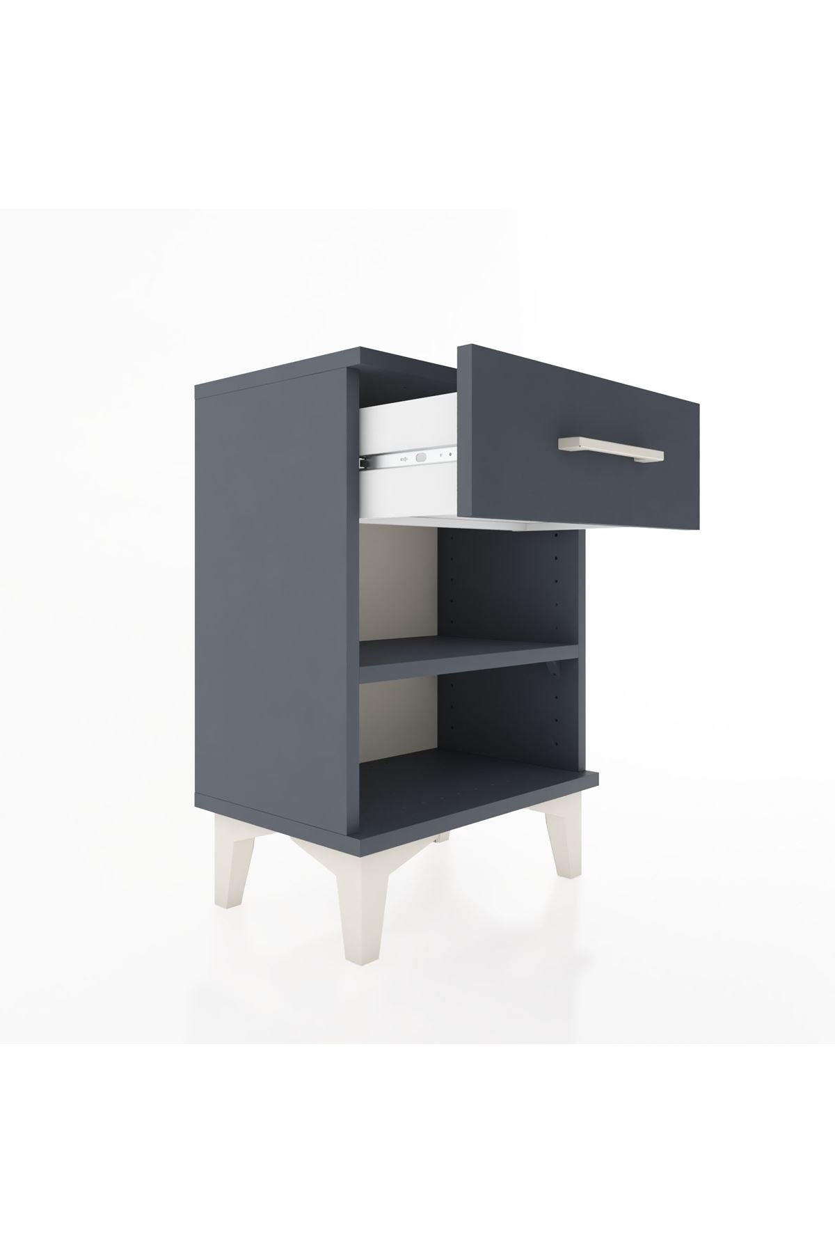 Arges Komodin Tek Raflı Tek Çekmeceli 44x30x64 - S07M003V5A