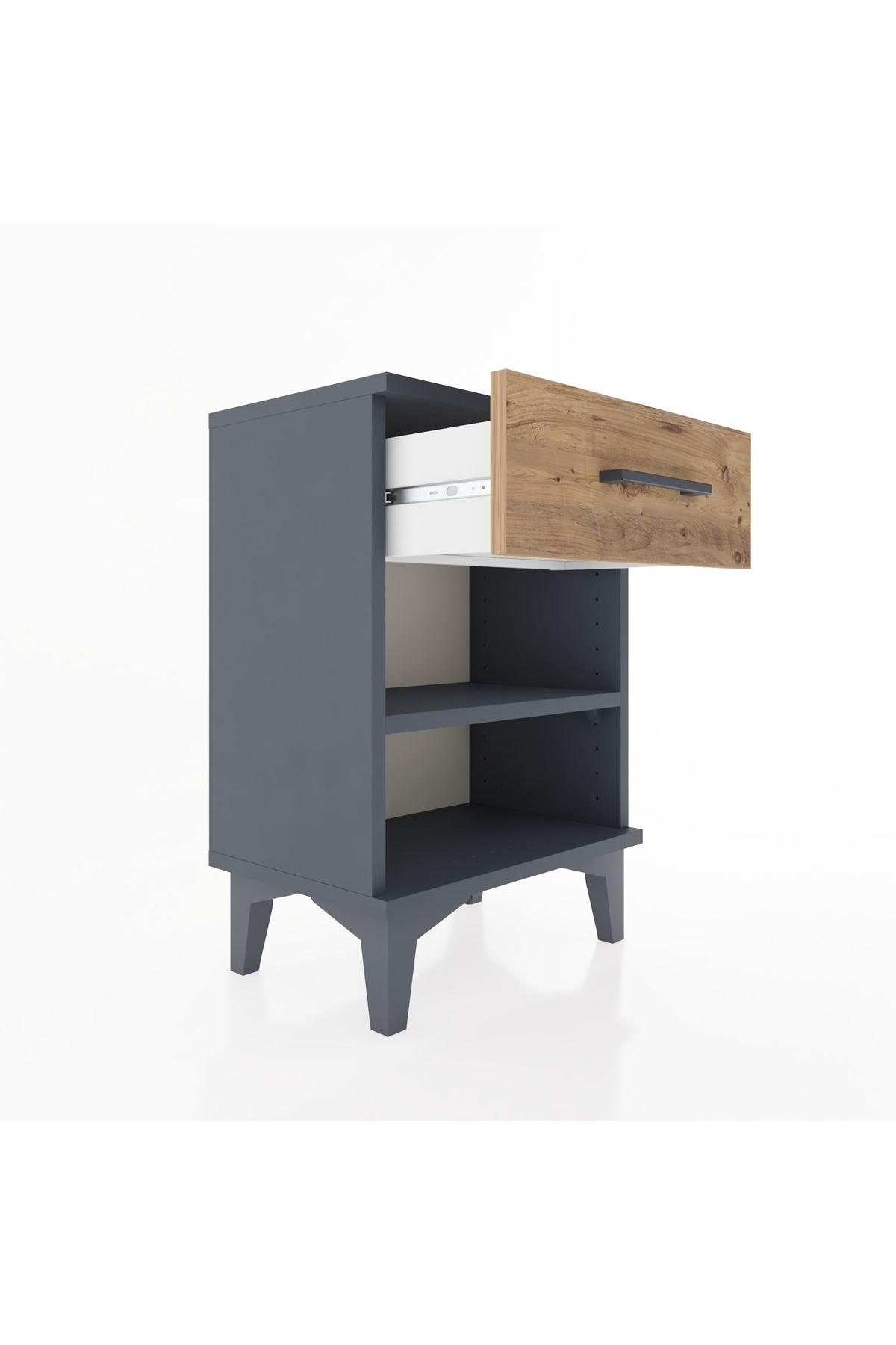 Arges Komodin Tek Raflı Tek Çekmeceli 44x30x64 - S07M003V6A