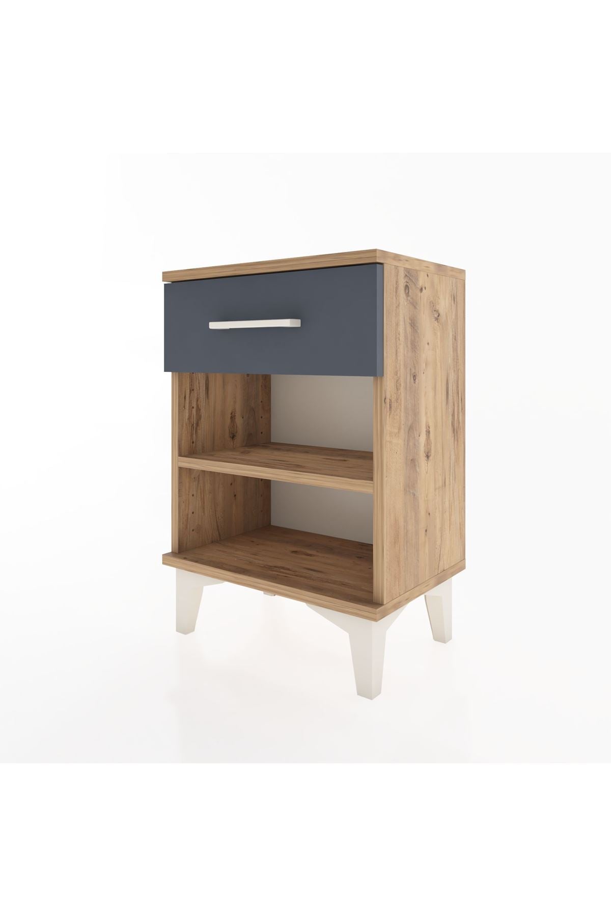 Arges Komodin Tek Raflı Tek Çekmeceli 44x30x64 - S07M003V8A