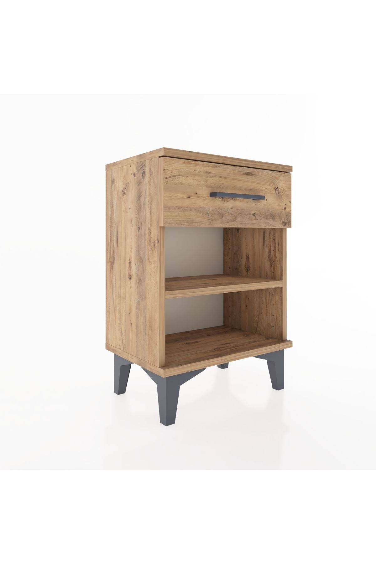 Arges Komodin Tek Raflı Tek Çekmeceli 44x30x64 - S07M003V9A
