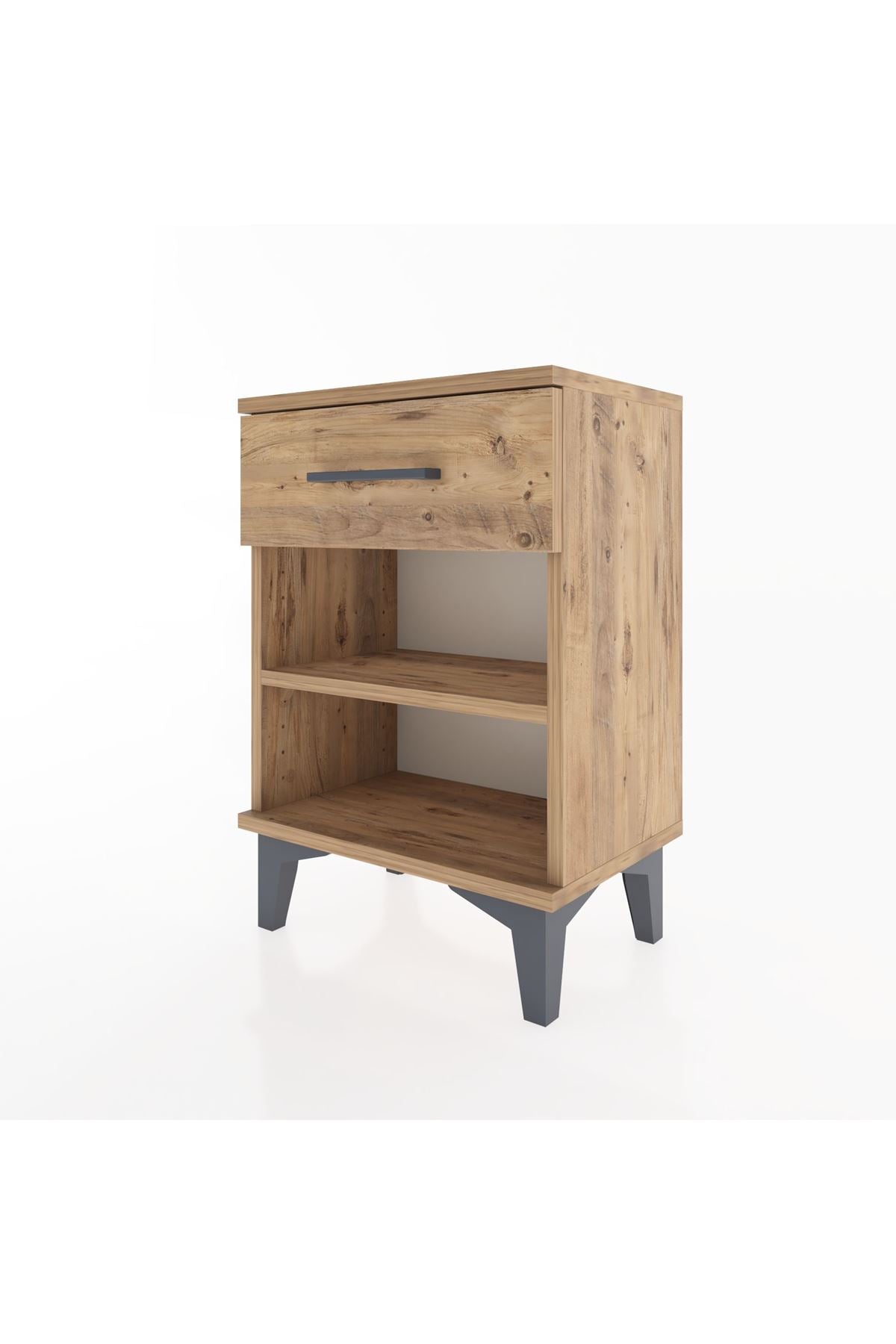 Arges Komodin Tek Raflı Tek Çekmeceli 44x30x64 - S07M003V9A