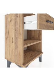 Arges Komodin Tek Raflı Tek Çekmeceli 44x30x64 - S07M003V9A