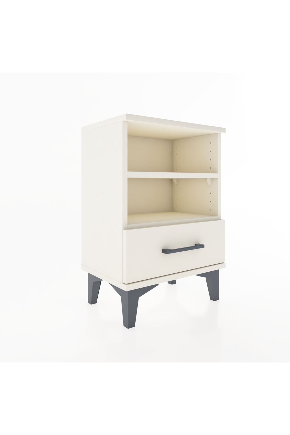 Arges Komodin 2 Raflı Tek Çekmeceli 44x30x64 - S07M004V1A