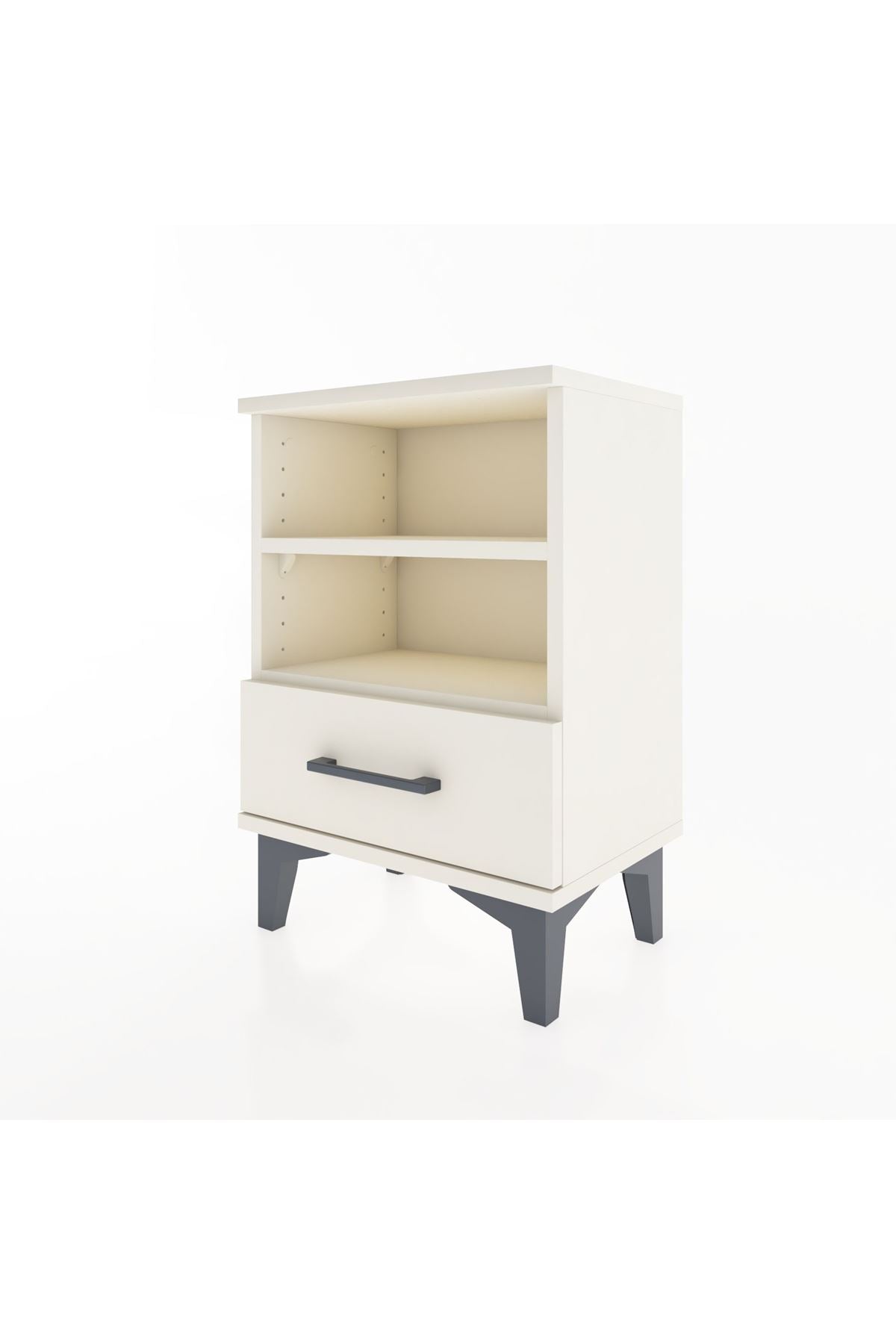 Arges Komodin 2 Raflı Tek Çekmeceli 44x30x64 - S07M004V1A