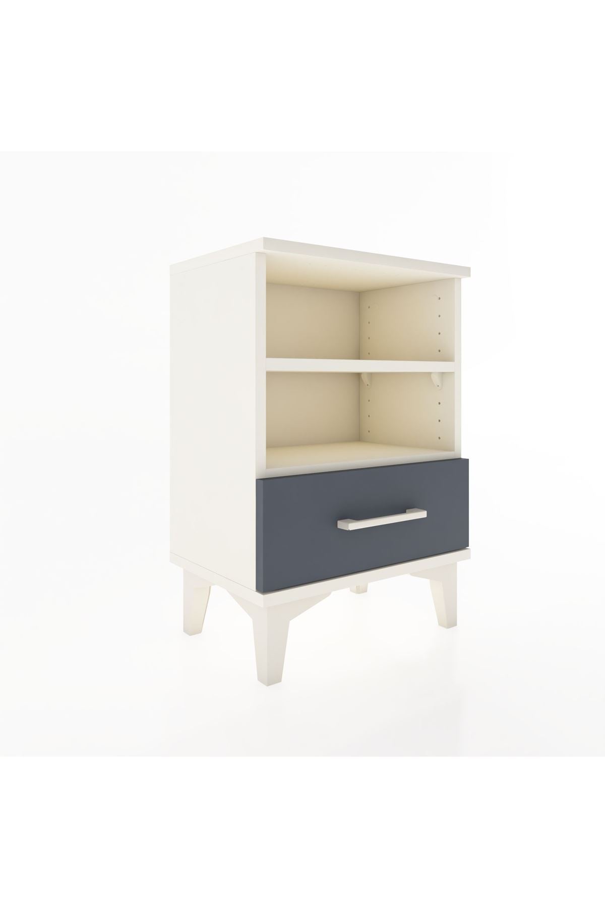 Arges Komodin 2 Raflı Tek Çekmeceli 44x30x64 - S07M004V2A