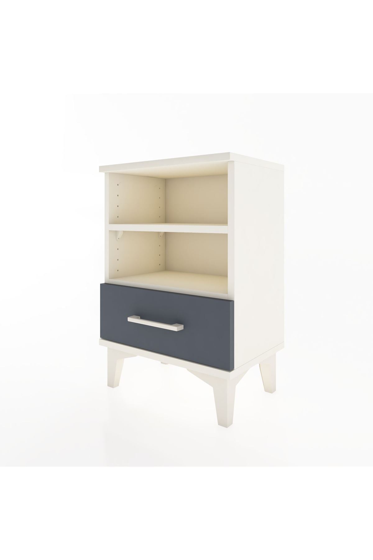 Arges Komodin 2 Raflı Tek Çekmeceli 44x30x64 - S07M004V2A