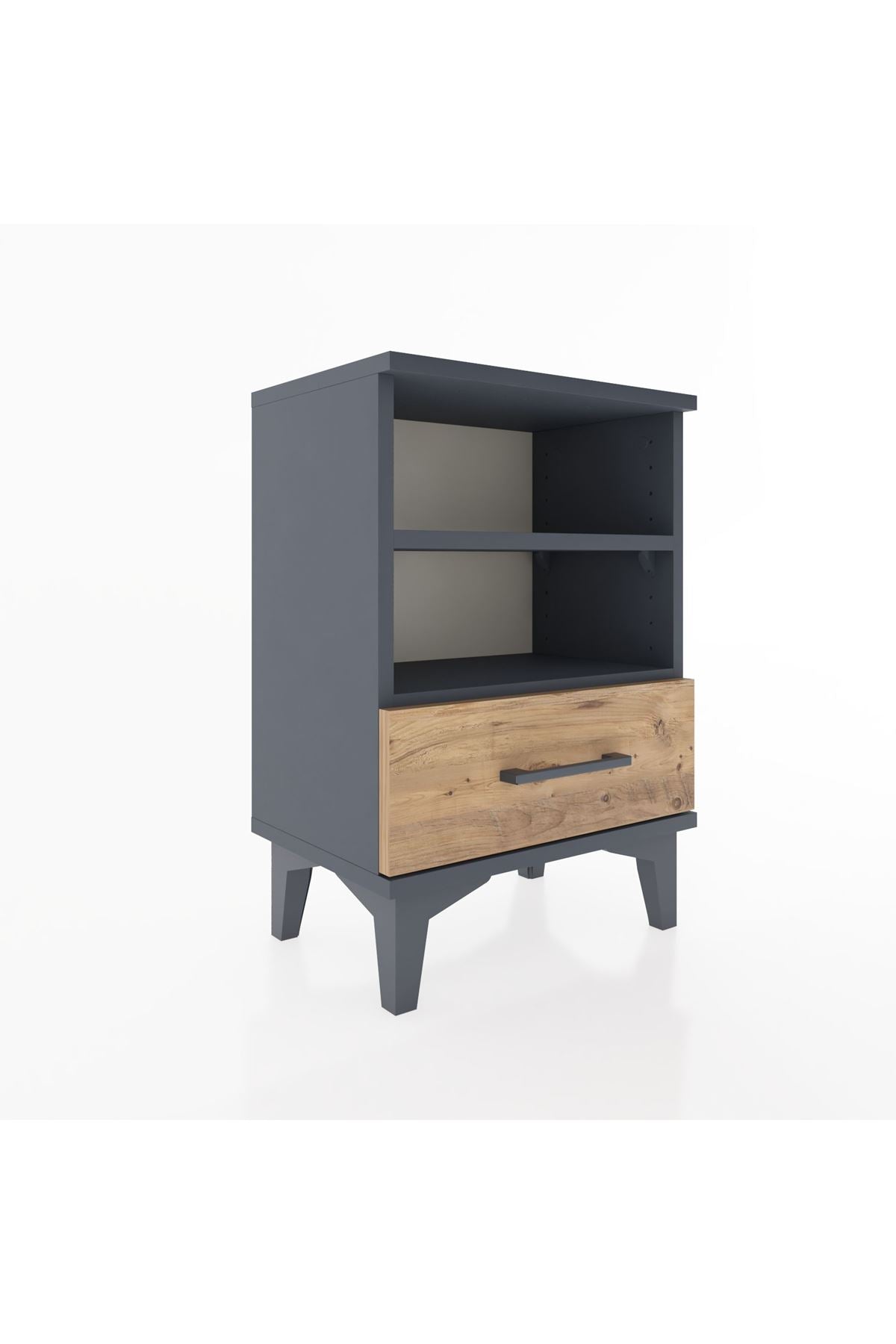 Arges Komodin 2 Raflı Tek Çekmeceli 44x30x64 - S07M004V6A