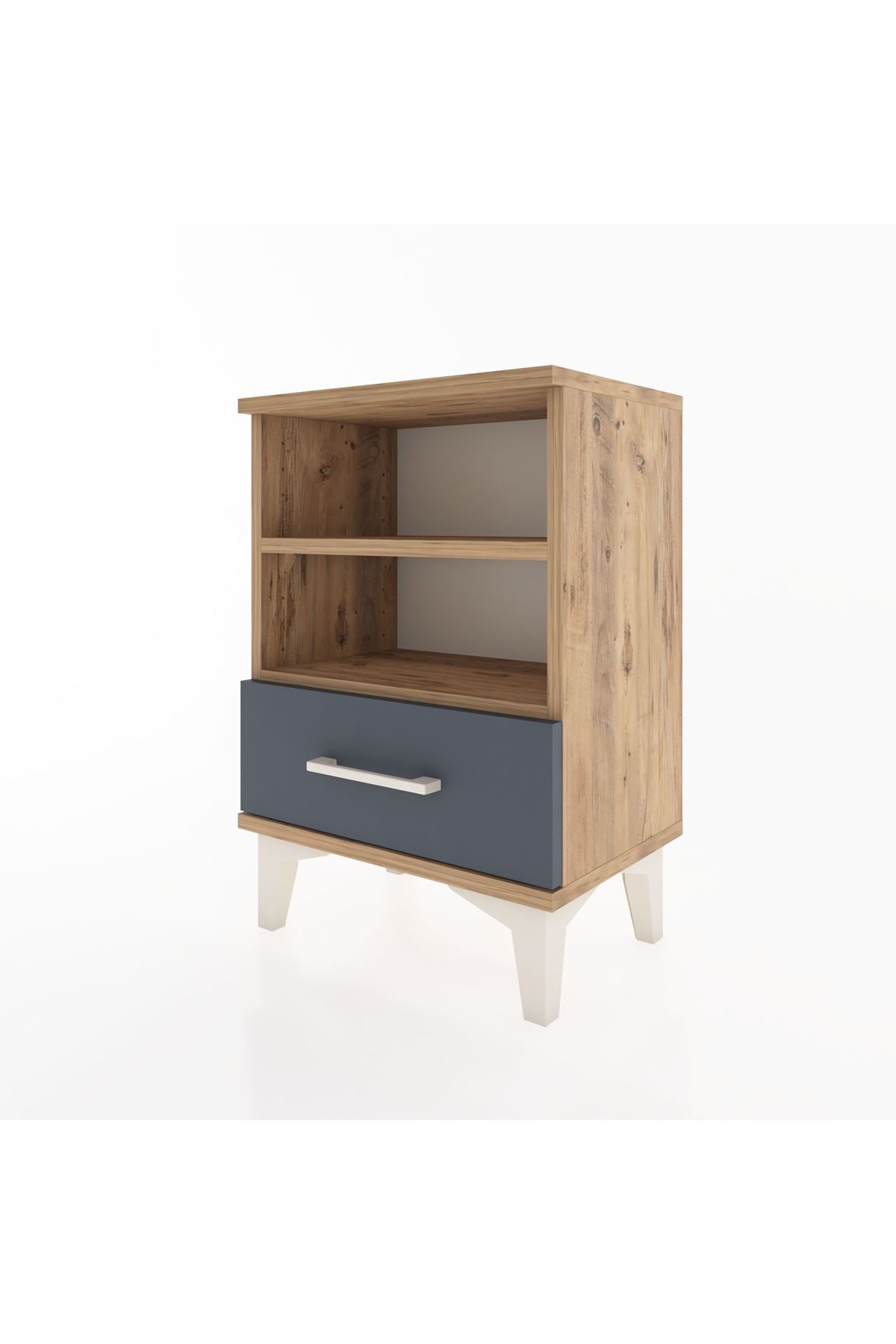 Arges Komodin 2 Raflı Tek Çekmeceli 44x30x64 - S07M004V8A