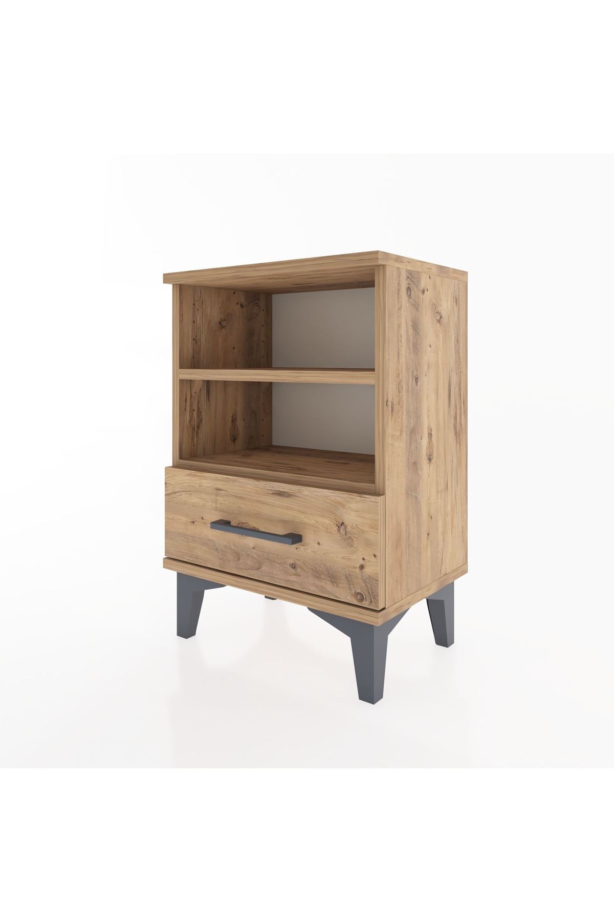 Arges Komodin 2 Raflı Tek Çekmeceli 44x30x64 - S07M004V9A