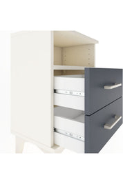 Arges Komodin Tek Raflı 2 Çekmeceli 44x30x64 - S07M005V2A